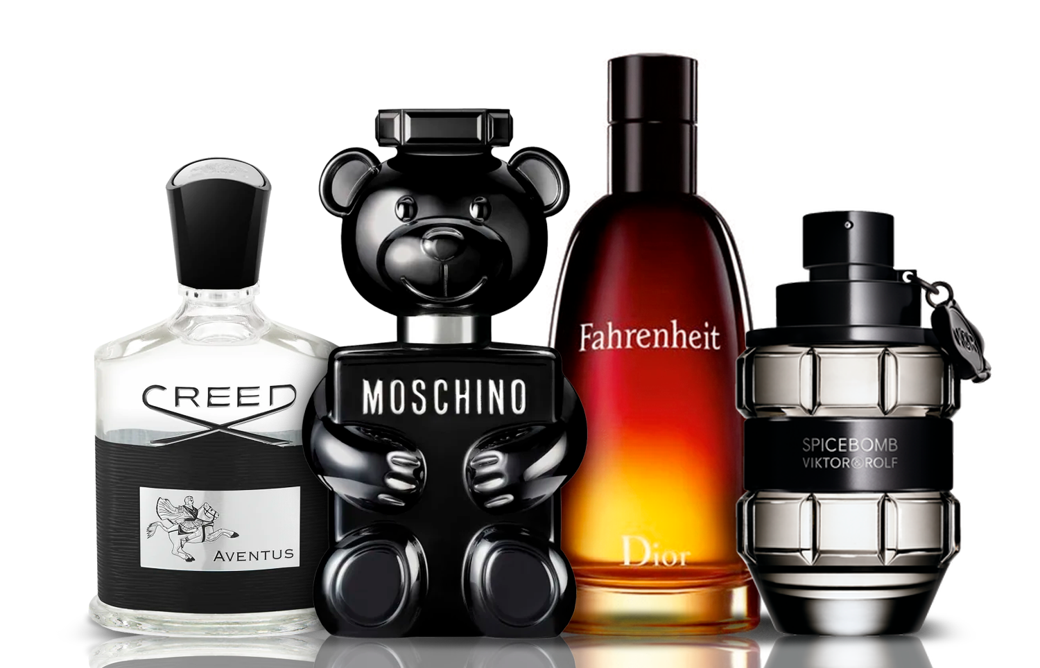 Set od 4 parfema | Creed Aventus + Fahrenheit + SpiceBomb + Toy Boy Moschino 100 ml