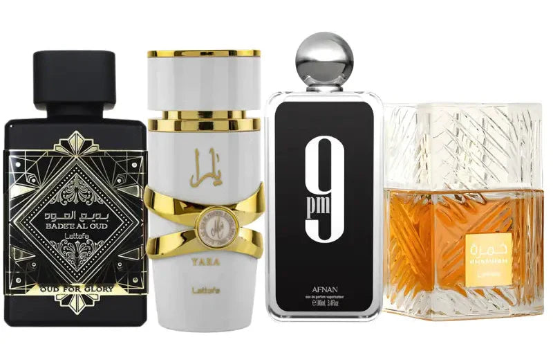 Set od 4 parfema | Oud For Glory, Yara Moi, Khamrah, 9pm