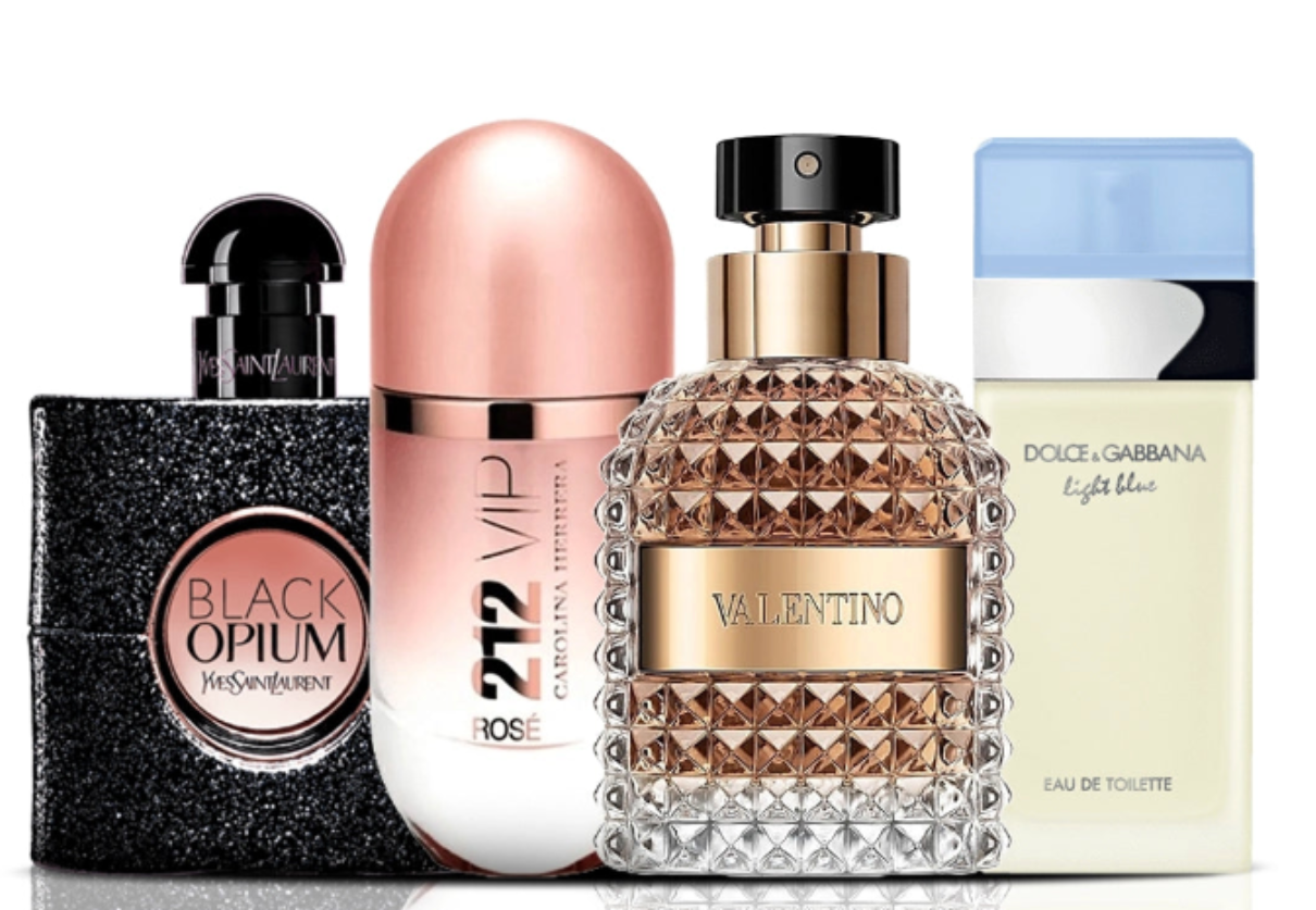 Set od 4 parfema | Black Opium + 212 VIP Rose + Valentino + Dolce & Gabbana Light Blue 100 ml