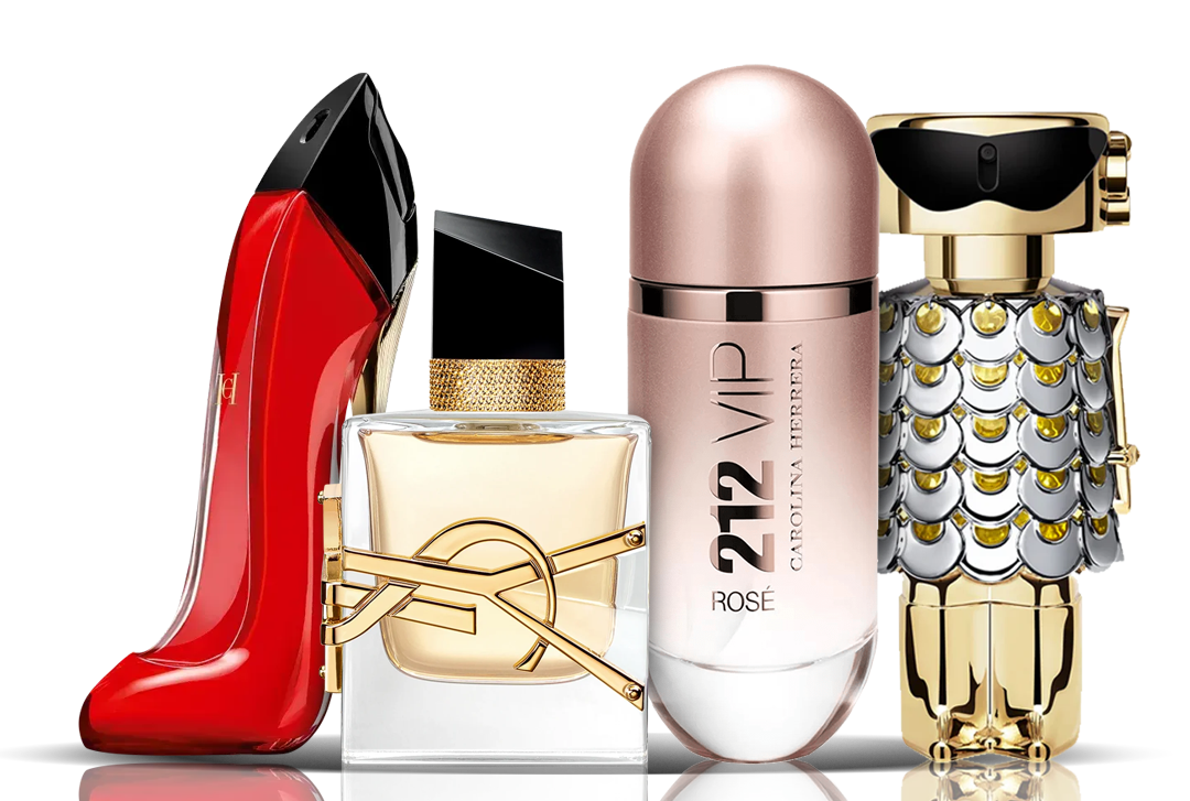 Set od 4 parfema | Very Good Girl + Libre + 212 VIP Rose + Fame 100ML
