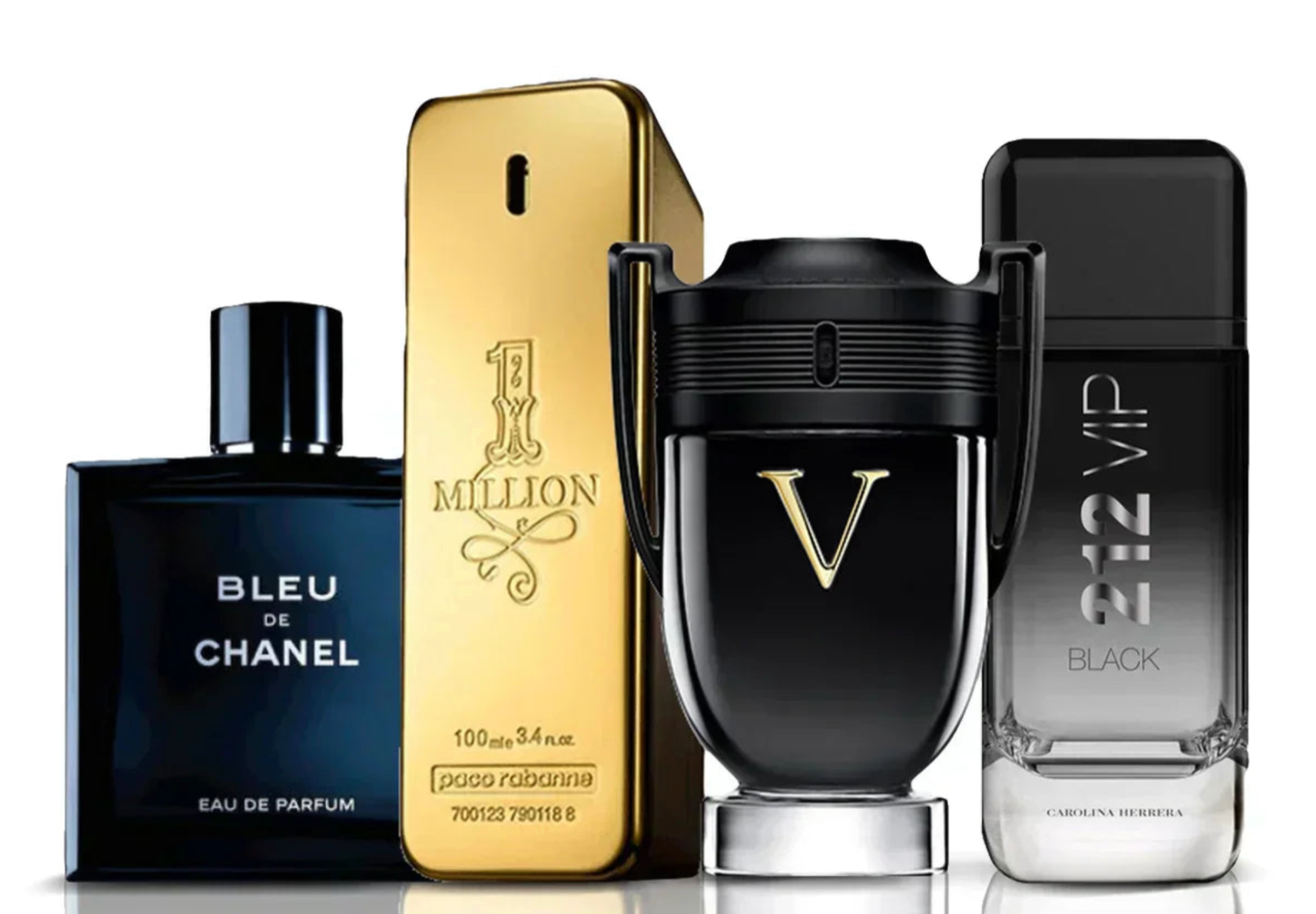 Set od 4 parfema | Invictus Victory + One Million + Bleu de Chanel + 212 Vip Black