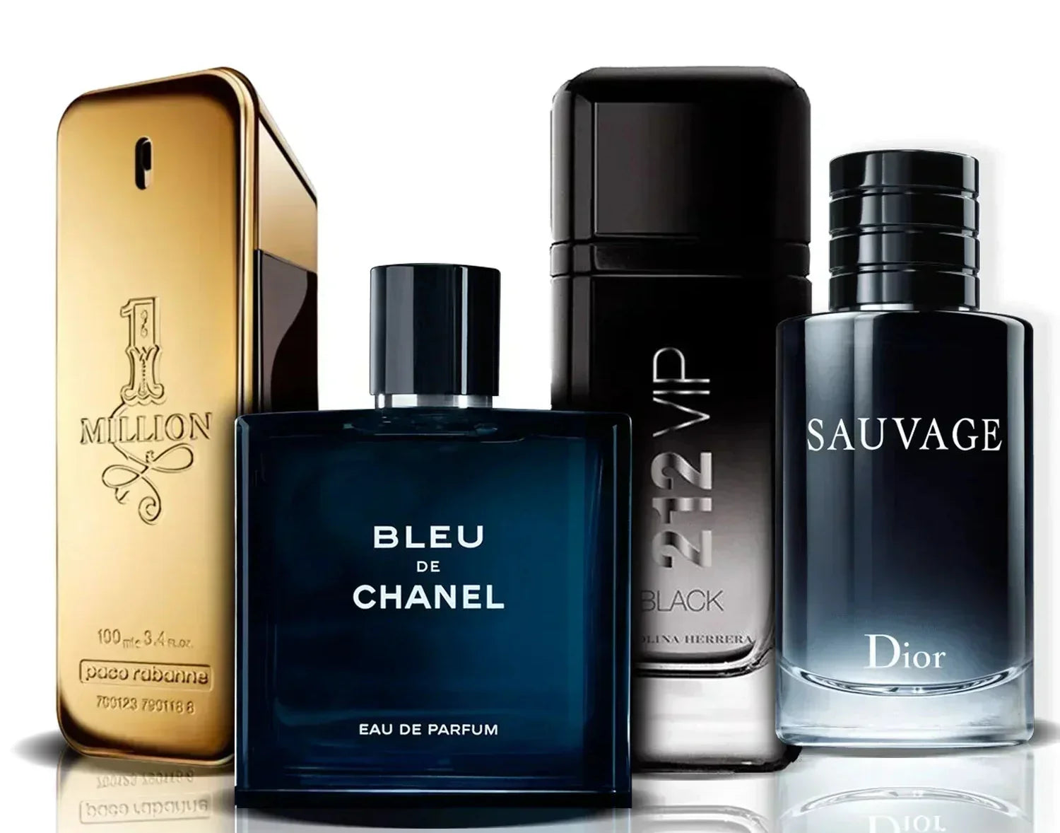 Set od 4 parfema | One Million, Bleu de Chanel, 212 VIP Black i Sauvage (100 ml)